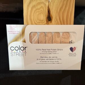 Color Street SHEER BUFF Glittery Tan Nail Strips